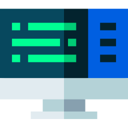 a coding screen
